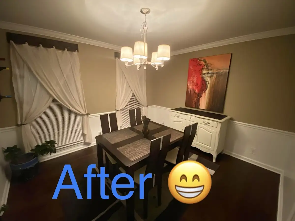 Professional dining room restoration after water damage in Bristol